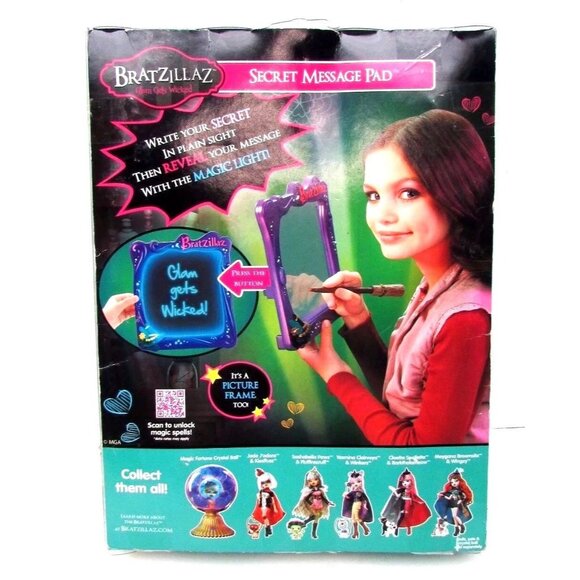 Bratz Bratzillaz Glam Secret Message Pad Writing W/Magic Light Picture Frame 6+ - Picture 2 of 6